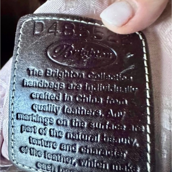 Brighton Logo Heart Shoulder Bag with Heart Accents - Picture 8 of 8